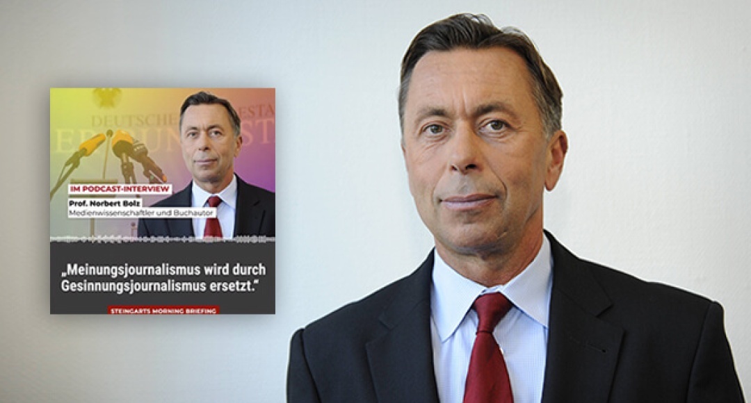 "Eine Art Merkelismus in der Presse" Medienprofessor Norbert Bolz